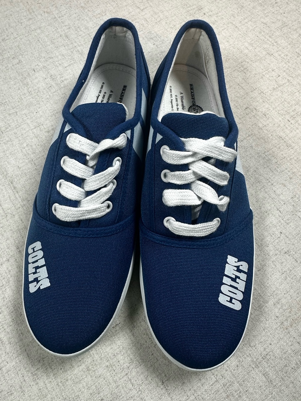 The Bradford Exchange 'Colts' Canvas Sneakers Size 9.5